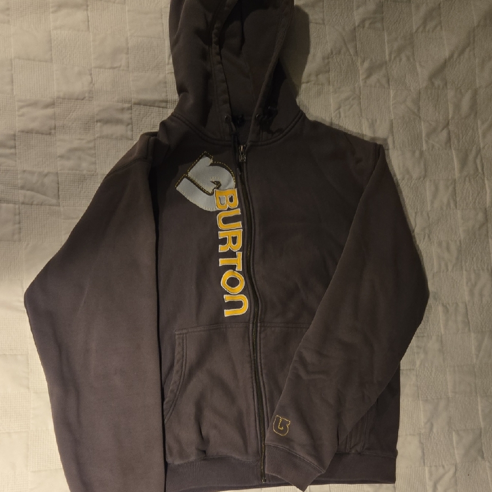 *VINTAGE* Burton Gray Zip Up Hoodie